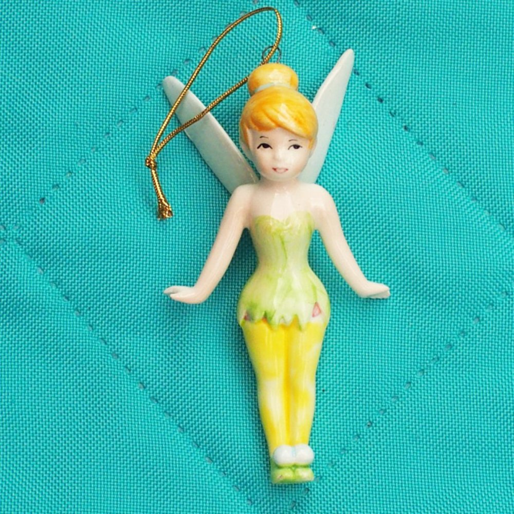 Vintage Collectible Disney Tinkerbell ceramic ornament